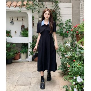 Official Images & Actual Price | Jacket + Vest Dress | Hepburn Style Black Dress for Women, Summer French Elegance Suspender Dress Set Official Images & Actual Price | Jacket + Vest Dress | Hepburn Style Black Dress for Women, Summer French Elegance Suspender Dress Set