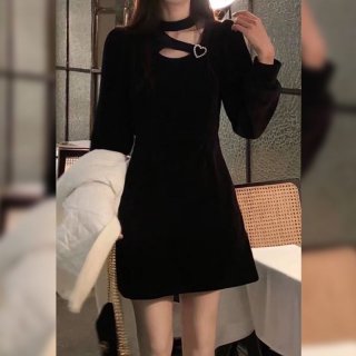 French-style elegant strapless little black dress, luxurious puff sleeve dress, sweet and spicy sexy slimming dress French-style elegant strapless little black dress, luxurious puff sleeve dress, sweet and spicy sexy slimming dress