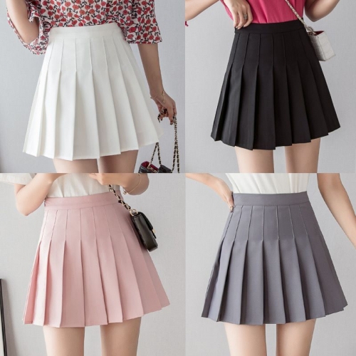Short-sleeved T-shirt, JK uniform shirt, skirt, dress, pleated skirt, women's summer two-piece casual set.