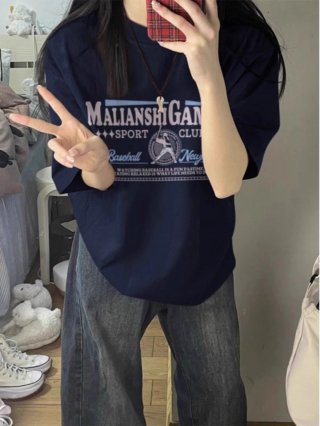 High-quality pure cotton 200g combed 100% cotton loose short-sleeved T-shirt for women High-quality pure cotton 200g combed 100% cotton loose short-sleeved T-shirt for women