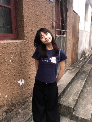 [1*1 Pure Cotton Regular Style] Printed Straight Shoulder Regular Short Sleeve High Elasticity New Summer Slim Fit