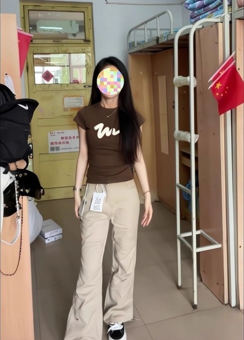 [1*1 Pure Cotton Regular Style] Printed Straight Shoulder Regular Short Sleeve High Elasticity New Summer Slim Fit