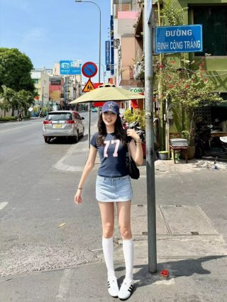 [1*1 Pure Cotton Regular Style] Printed Straight Shoulder Regular Short Sleeve High Elasticity New Summer Slim Fit