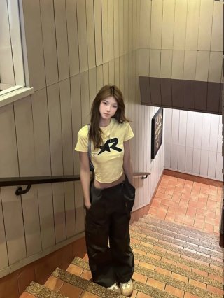 1*1 Pure Cotton High Elasticity New Summer Short-Sleeved Top, Fits Well with High-Waisted Pants, Slimming and Stylish