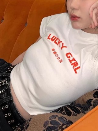 1*1 Pure Cotton High Elasticity New Summer Short-Sleeved Top, Fits Well with High-Waisted Pants, Slimming and Stylish