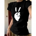 [1*1 Pure Cotton Regular Style] Printed Straight Shoulder Regular Short Sleeve High Elasticity New Summer Slim Fit