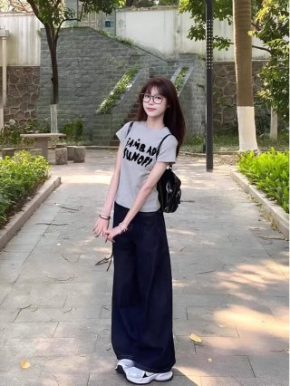 [1*1 Pure Cotton Regular Style] Printed Straight Shoulder Regular Short Sleeve High Elasticity New Summer Slim Fit