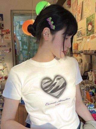 1*1 Pure Cotton High Elasticity New Summer Short-Sleeved Top, Fits Well with High-Waisted Pants, Slimming and Stylish