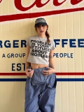 1*1 Pure Cotton High Elasticity New Summer Short-Sleeved Top, Fits Well with High-Waisted Pants, Slimming and Stylish