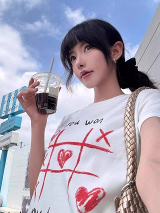 [1*1 Pure Cotton Regular Style] Printed Straight Shoulder Regular Short Sleeve High Elasticity New Summer Slim Fit