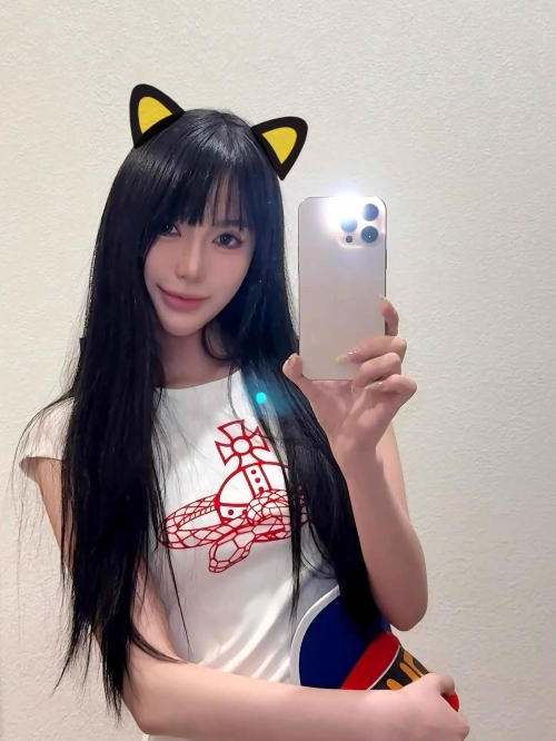 [1*1 Pure Cotton Regular Style] Printed Straight Shoulder Regular Short Sleeve High Elasticity New Summer Slim Fit