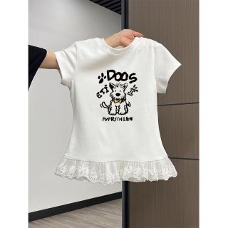 Sweet and Spicy Lace Short-Sleeve T-Shirt Women's Summer New Arrival Pure and Sexy Inner Layer Base Shirt Top Sweet and Spicy Lace Short-Sleeve T-Shirt Women's Summer New Arrival Pure and Sexy Inner Layer Base Shirt Top