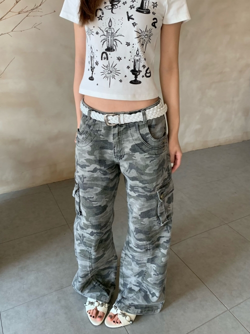 [1*1 Pure Cotton Regular Style] Printed Straight Shoulder Regular Short Sleeve High Elasticity New Summer Slim Fit