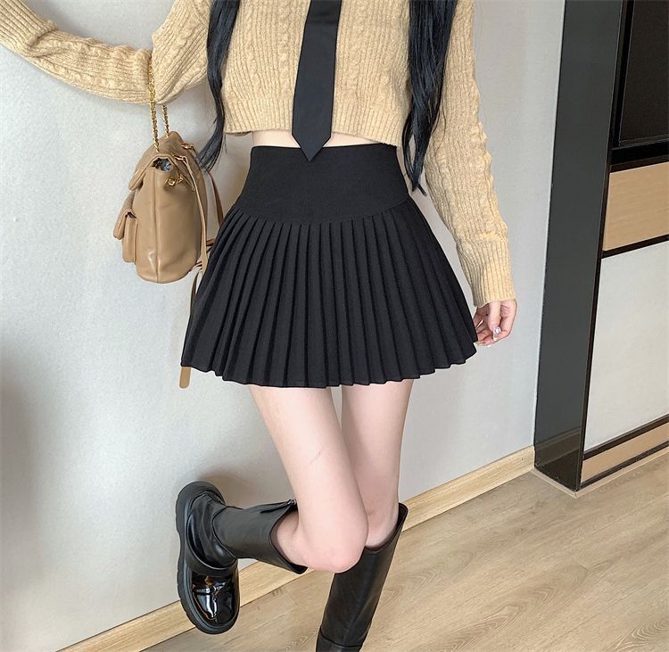 T-shirt, jacket, JK uniform shirt, A-line skirt, dress, pleated skirt, women's autumn/winter/spring/summer two-piece set