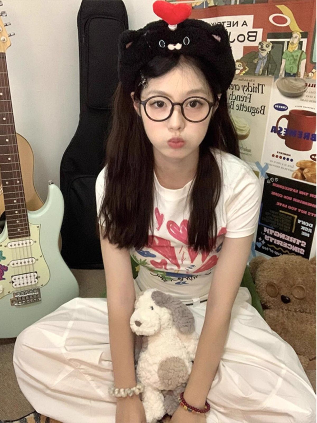 1*1 Pure Cotton High Elasticity New Summer Short-Sleeved Top, Fits Well with High-Waisted Pants, Slimming and Stylish