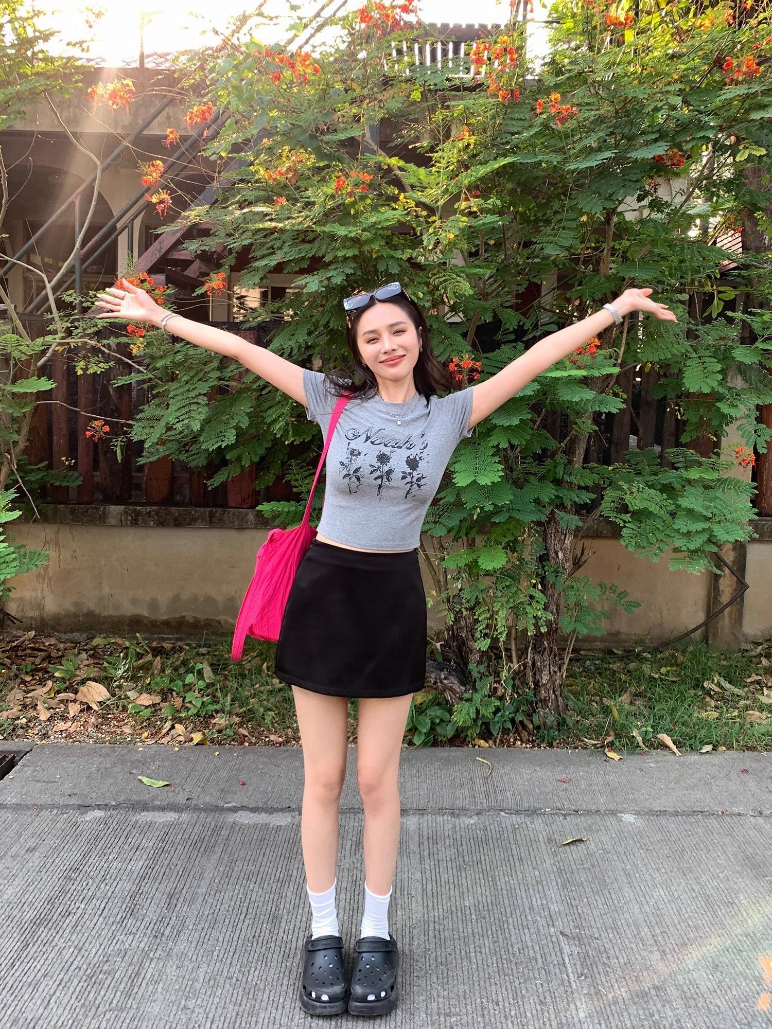 1*1 Pure Cotton High Elasticity New Summer Short-Sleeved Top, Fits Well with High-Waisted Pants, Slimming and Stylish