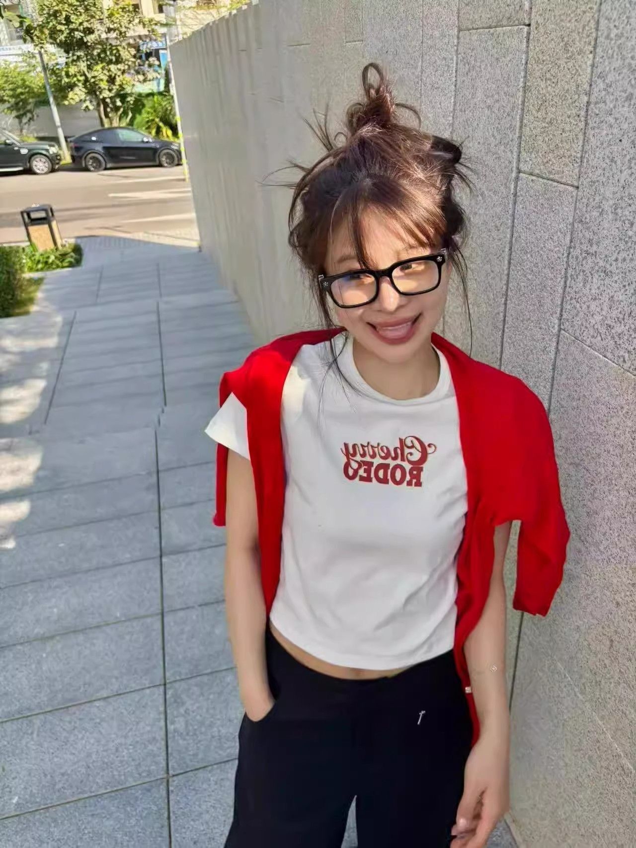 1*1 Pure Cotton High Elasticity New Summer Short-Sleeved Top, Fits Well with High-Waisted Pants, Slimming and Stylish