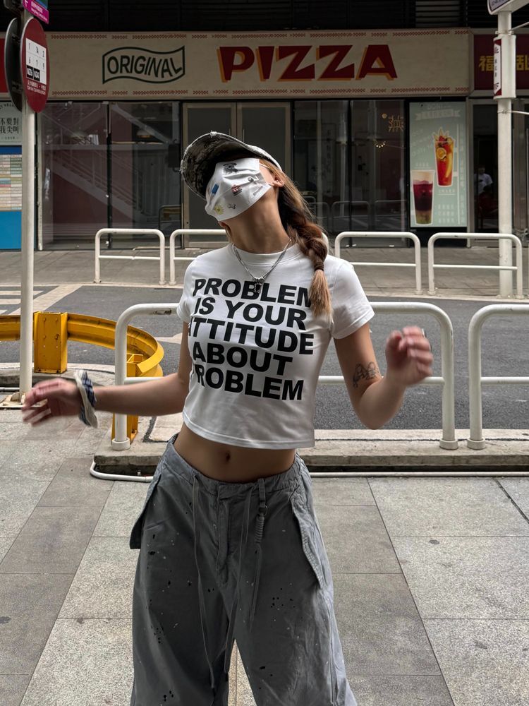 1*1 Pure Cotton High Elasticity New Summer Short-Sleeved Top, Fits Well with High-Waisted Pants, Slimming and Stylish